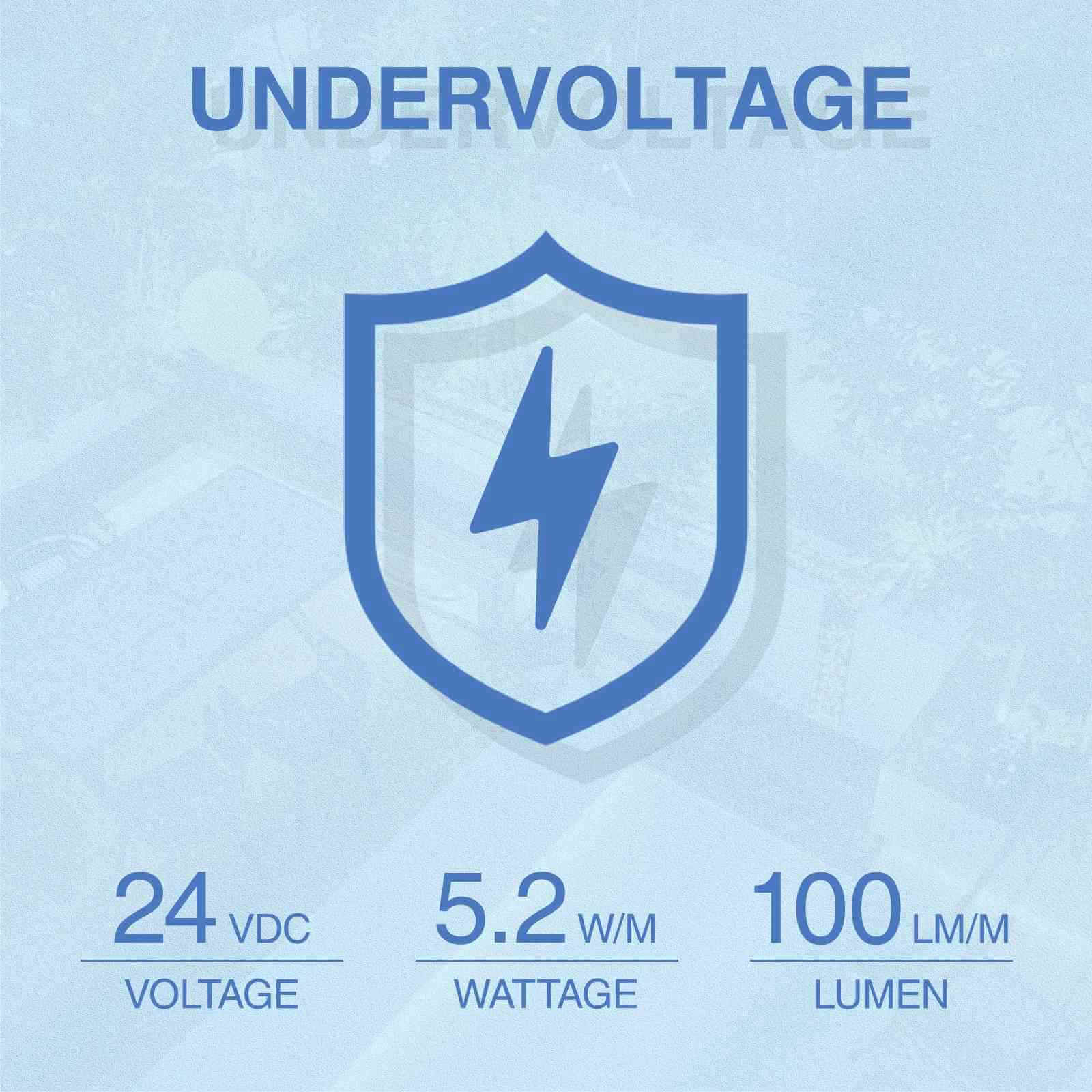 24V low voltage landscape edge lighting - Harmless to the human body