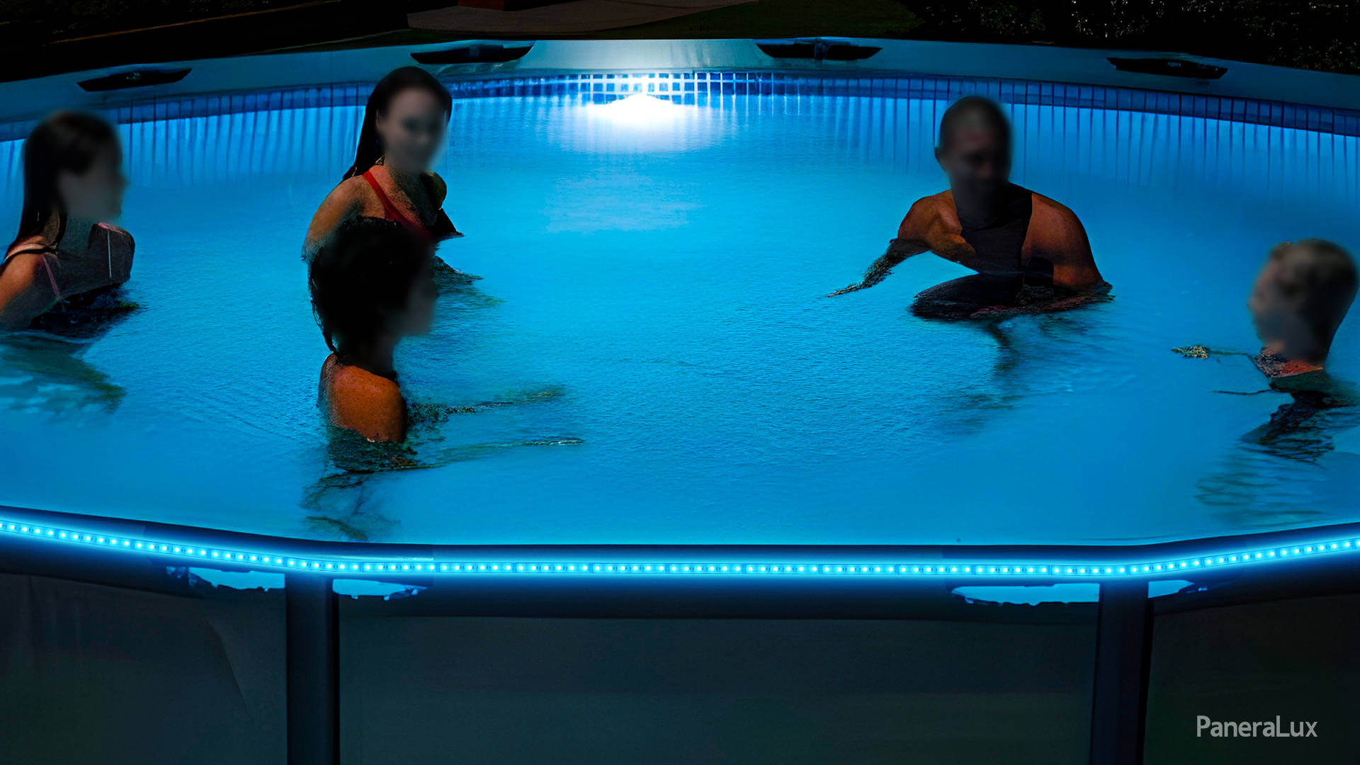 Above Ground with Pool Light