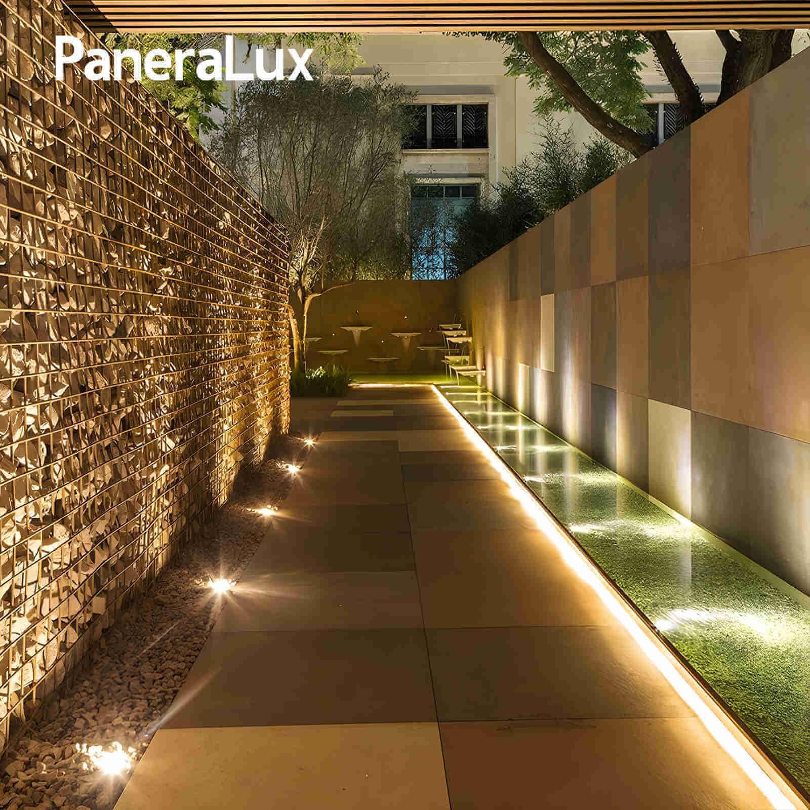Effect for edge of pathway PaneraLux LED Outdoor Light Strip
