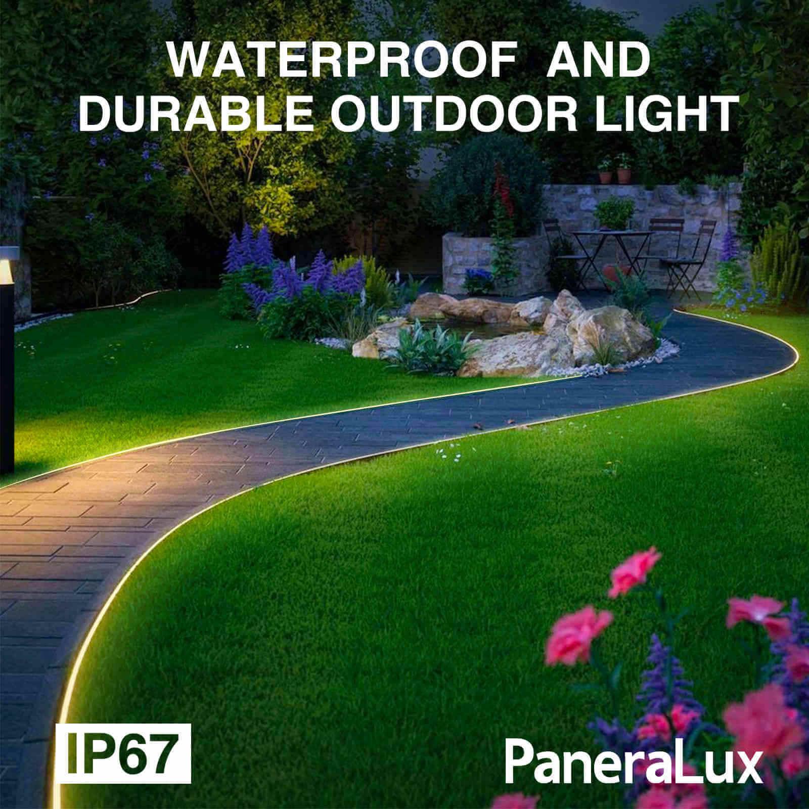 Effect on Border of Lawn for PaneraLux Outdoor Edge Light